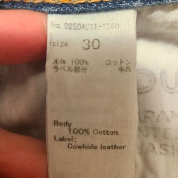 Moussy Vintage Marshall Skinny Boyfriend Jeans Blu 110 *modified* - Picture 10 of 12